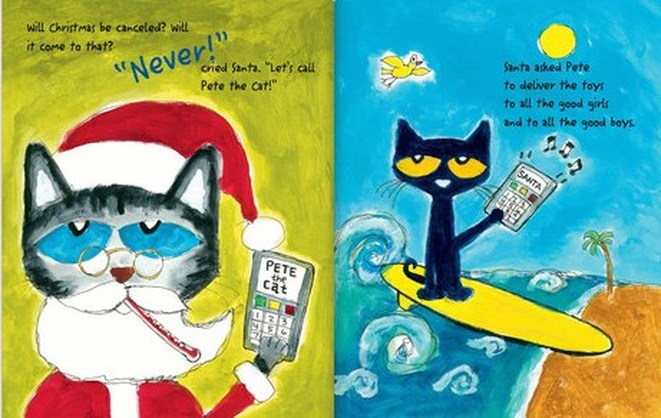 pete the cat saves christmas book